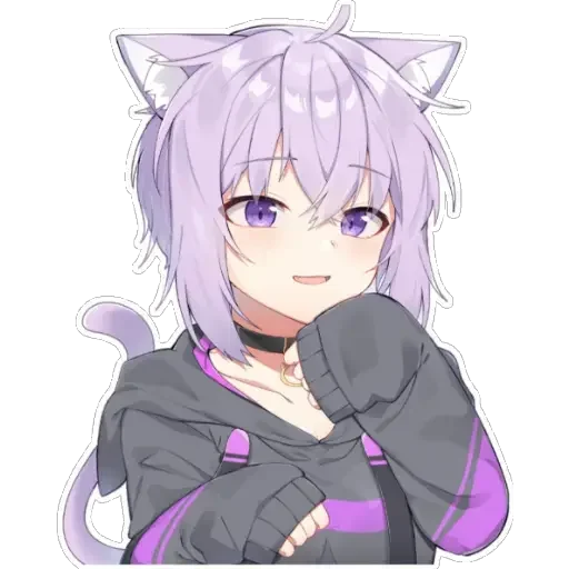 Эмодзи Nekomata Okayu