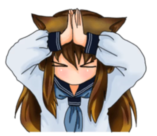 Эмодзи Neko Mimi-chan