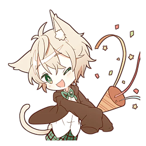 Эмодзи Некомими–кун