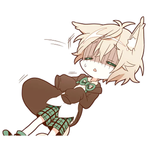 Эмодзи Некомими–кун