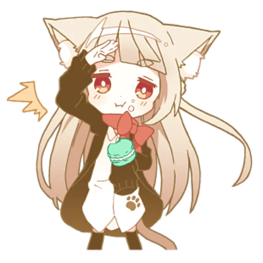 Эмодзи Некомими–тян