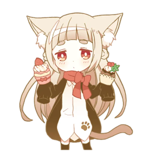 Эмодзи Некомими–тян