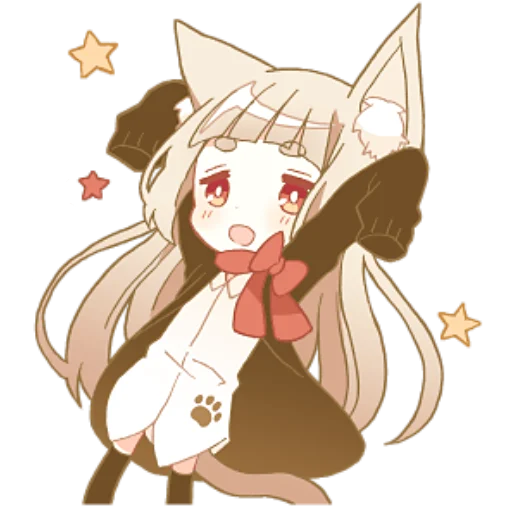 Эмодзи Некомими–тян