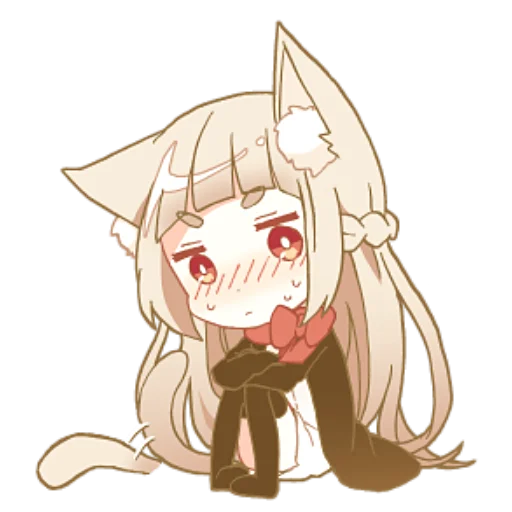 Эмодзи Некомими–тян