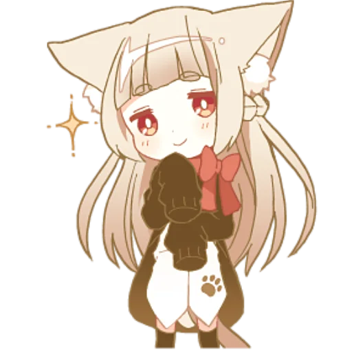 Эмодзи Некомими–тян