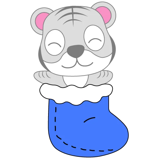 Эмодзи New Year Tigers