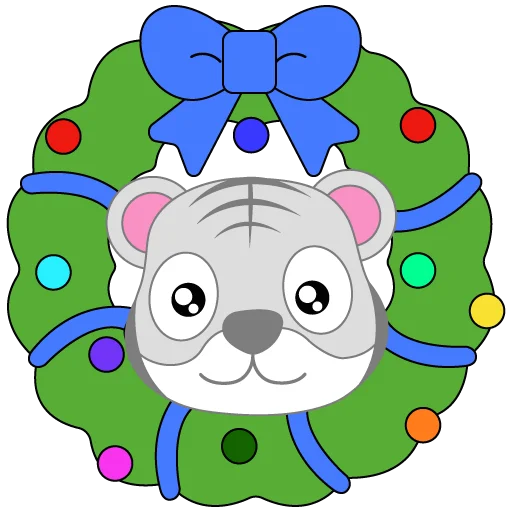 Эмодзи New Year Tigers