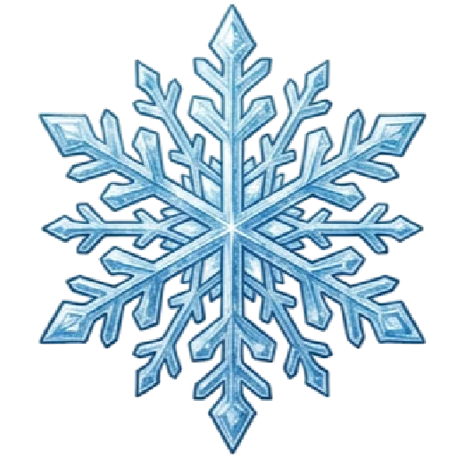 Эмодзи синий новогодний