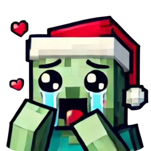 Эмодзи Новогодний зомби