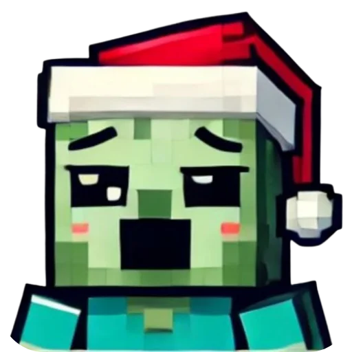 Эмодзи Новогодний зомби