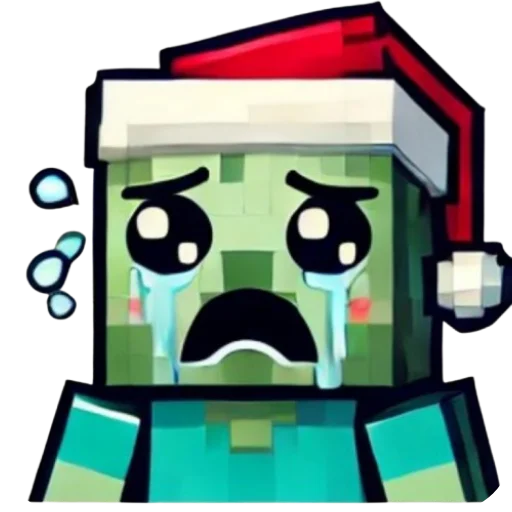 Эмодзи Новогодний зомби