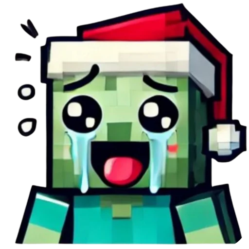 Эмодзи Новогодний зомби