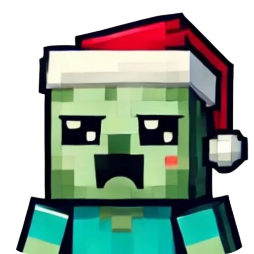 Эмодзи Новогодний зомби