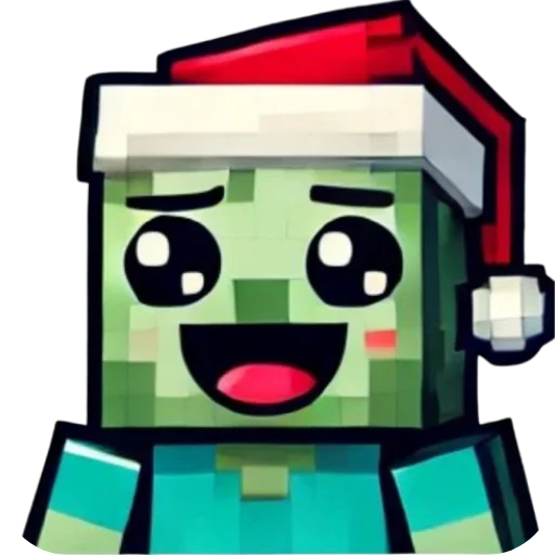 Эмодзи Новогодний зомби