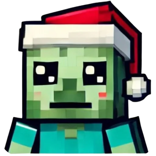 Эмодзи Новогодний зомби