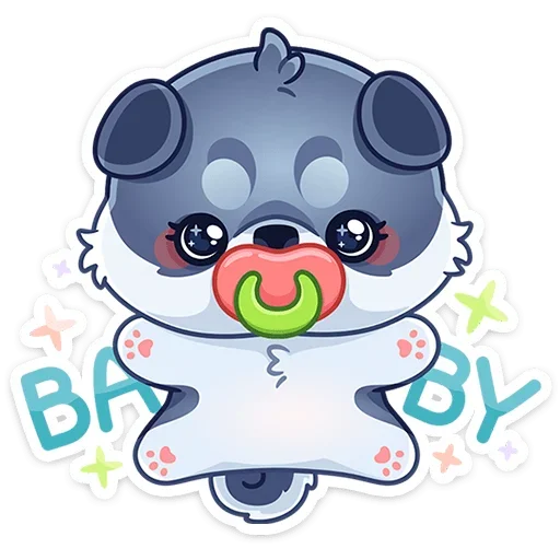 Эмодзи Маламут Ньют