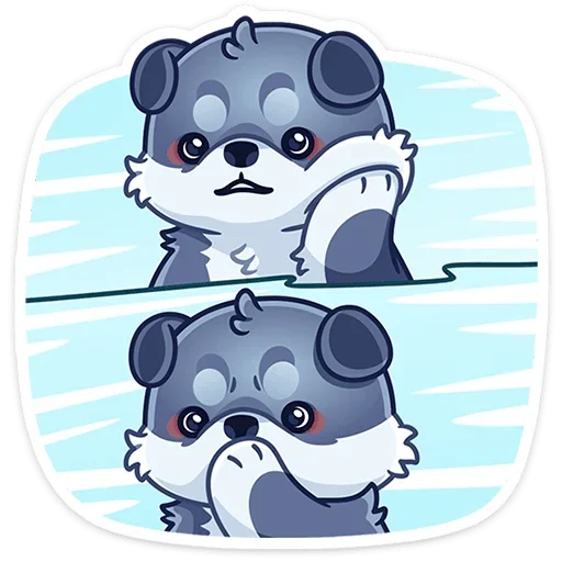 Эмодзи Маламут Ньют