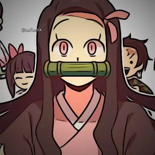 Эмодзи Nezuko Kamado