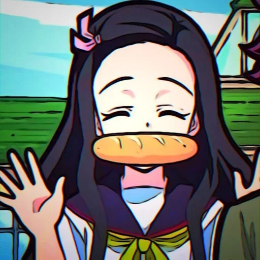 Эмодзи Nezuko Kamado