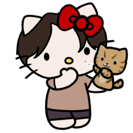 Эмодзи Никюры китти