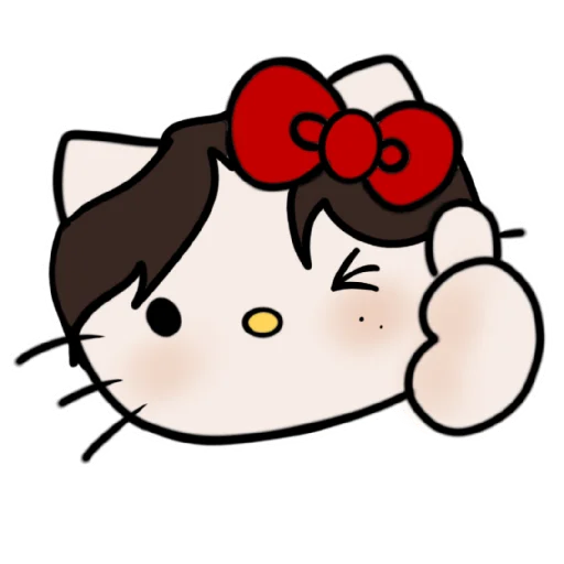Эмодзи Никюры китти