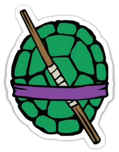 Эмодзи Ninja Turtles