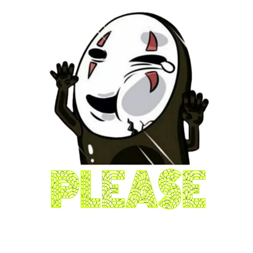 Эмодзи Kaonashi