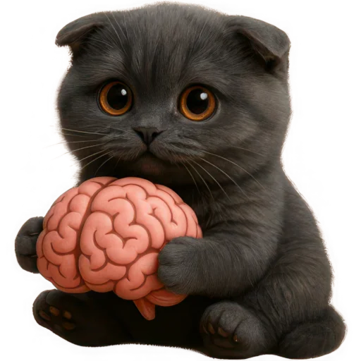 Эмодзи Котик Нонг Дум