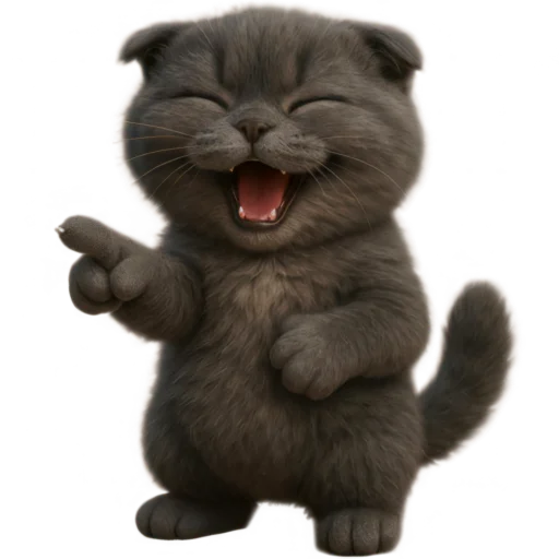Эмодзи Котик Нонг Дум
