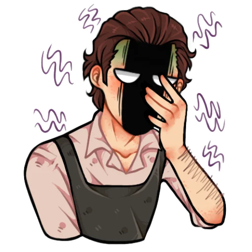 Эмодзи Бездомный Бог by roritozokaru