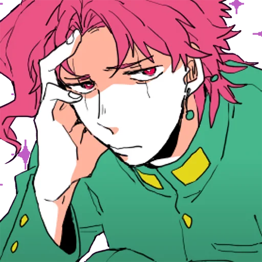 Эмодзи Noriaki Kakyouin (JJBA)