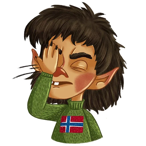 Эмодзи Norsk Troll