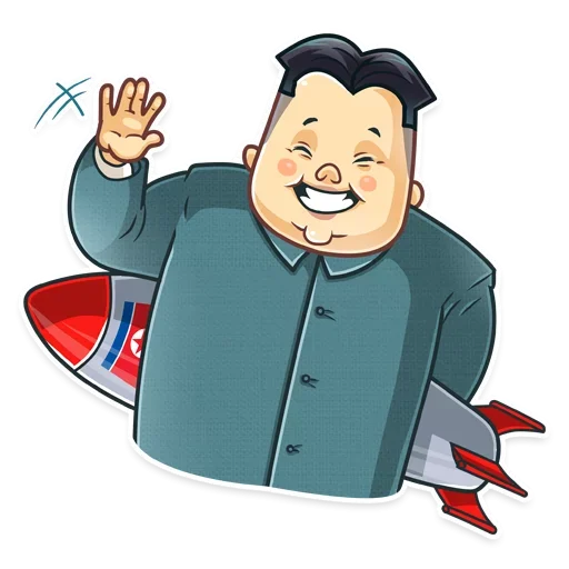 Эмодзи Ким Чен Ын 