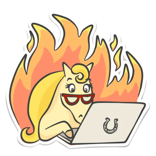 Эмодзи Not_yet_a_showjumper