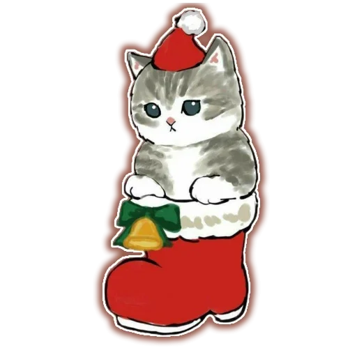 Эмодзи Новый Год и Котики