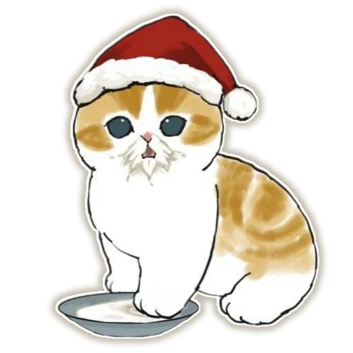 Эмодзи Новый Год и Котики