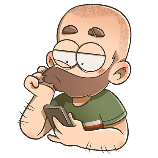 Эмодзи Bearded boy
