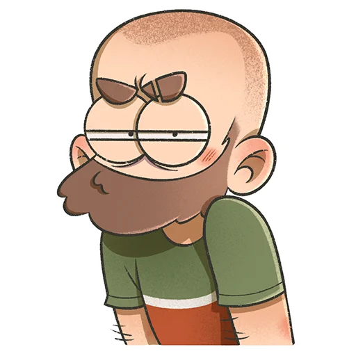 Эмодзи Bearded boy