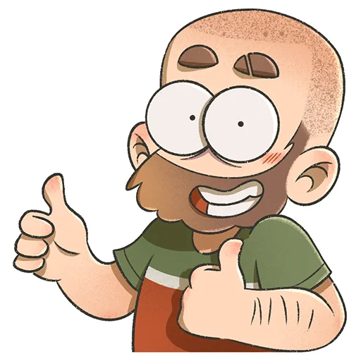 Эмодзи Bearded boy