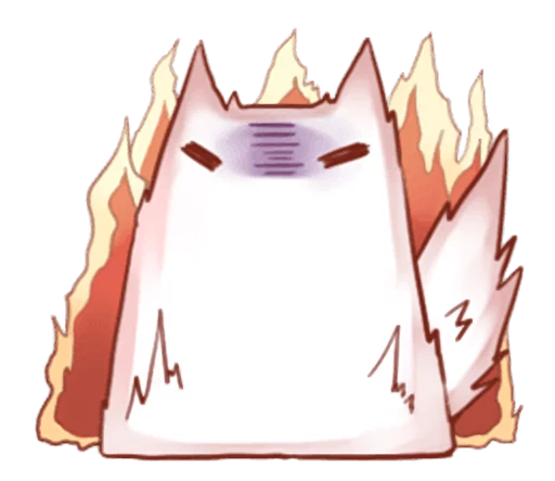 Эмодзи Nyan Nyan White Nyan