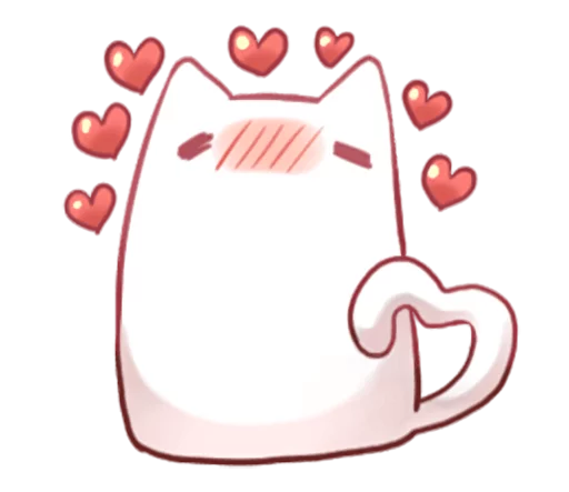 Эмодзи Nyan Nyan White Nyan