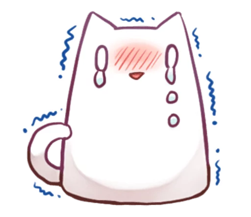 Эмодзи Nyan Nyan White Nyan