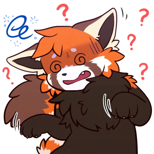 Эмодзи Red Panda - By nyanpizza