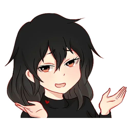 Эмодзи Послушная девочка