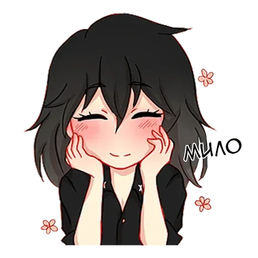 Эмодзи Послушная девочка