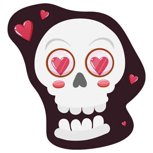 Эмодзи Офисный Скелет