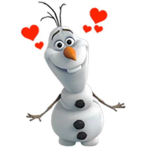 Эмодзи Olaf Christmas