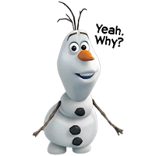 Эмодзи Olaf Christmas