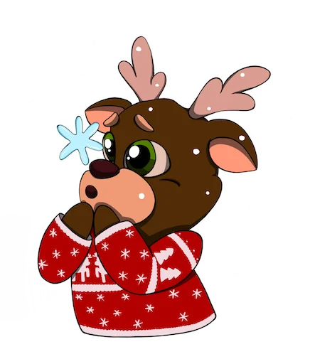 Эмодзи Оленёнок