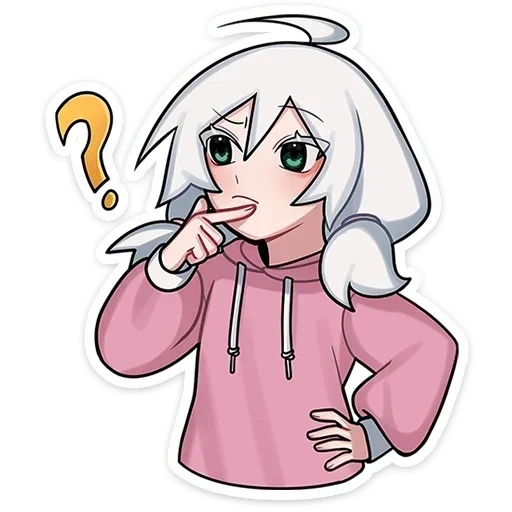 Эмодзи Оля без надписей